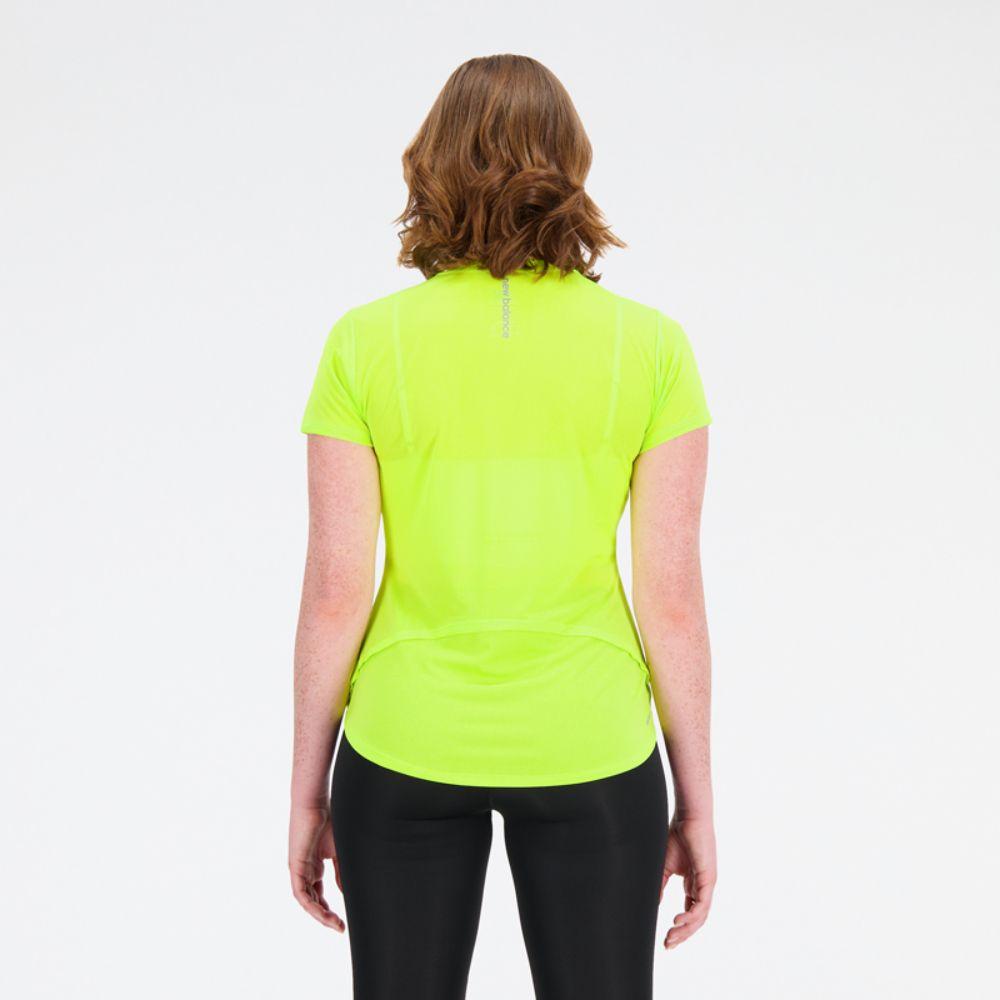 Polera Running Mujer New Balance Accelerate Amarilla-2