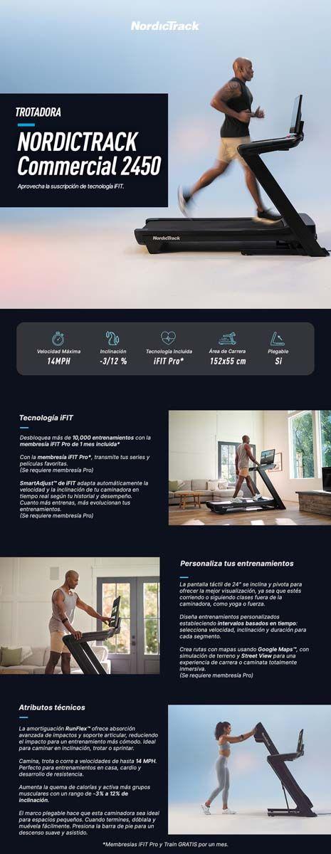 Trotadora Nordictrack Commercial 2450-4