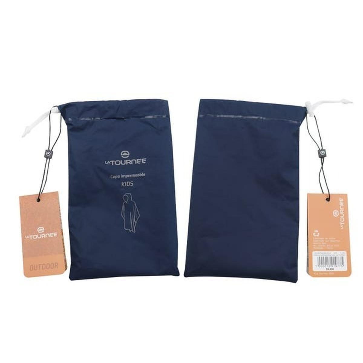 Capa de Agua Infantil La Tournee Azul-3