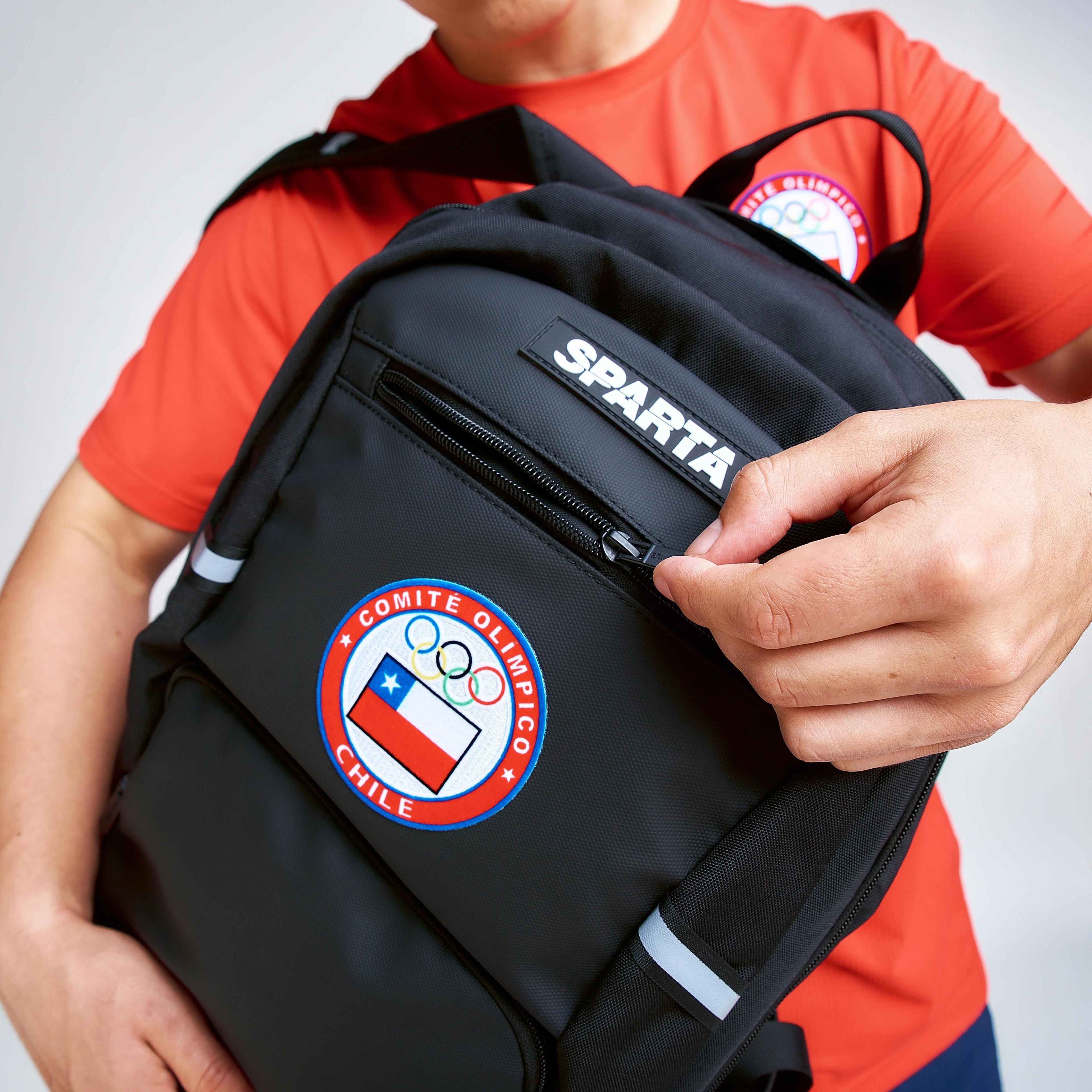 Mochila Entrenamiento Sparta Team Chile Negra-2