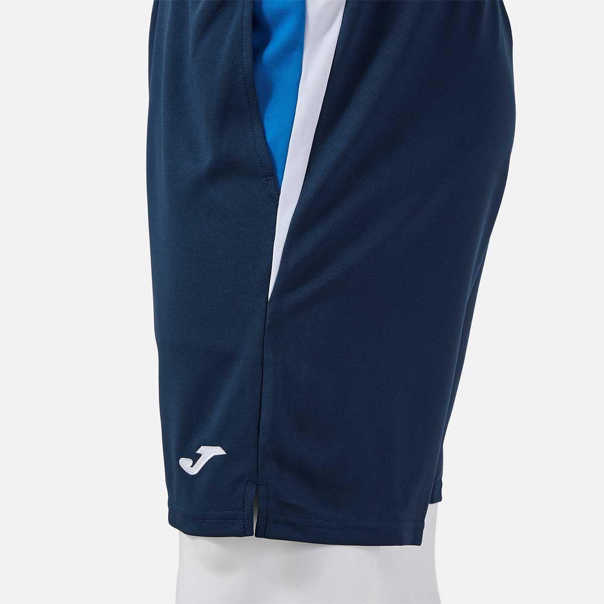 Short Tenis Hombre Joma Terra Franjas celeste Azul marino-3