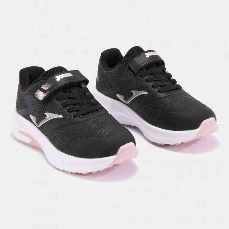 Zapatillas Running Niño Joma Speed Jr 2432 Black Pink Negro-1