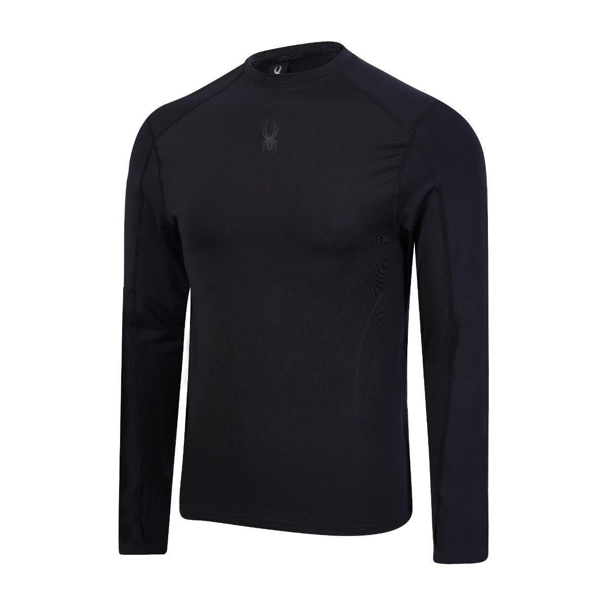 Polera Primera Capa Outdoor Hombre Spyder Negra-2