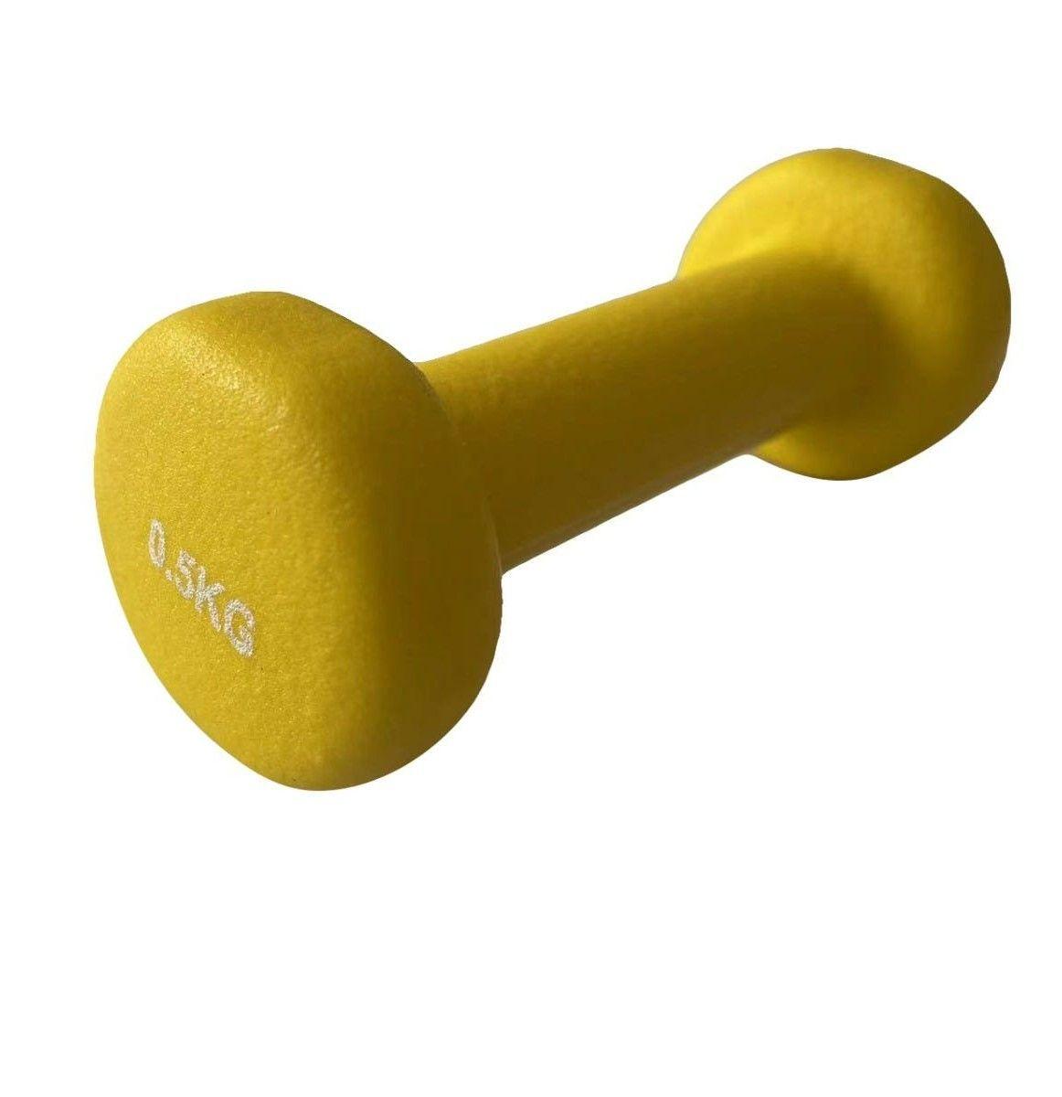 Mancuerna Blu Fit Neoprene 0,5 Kg Amarilla-1