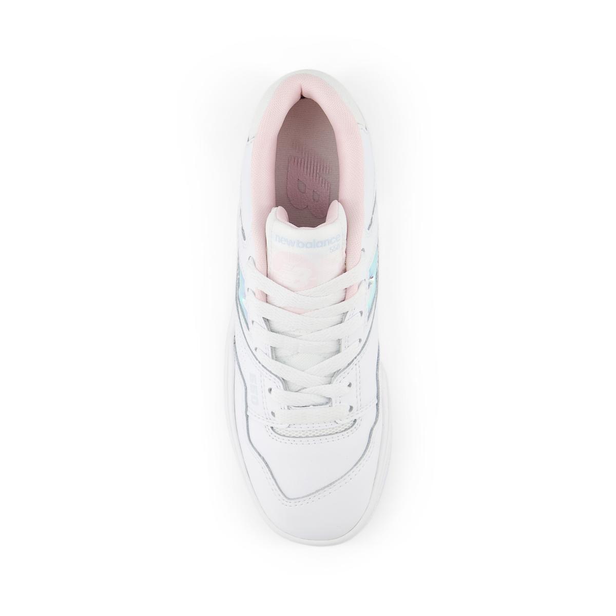Zapatillas Urbanas Niños New Balance 550 Blanca/Rosada-2