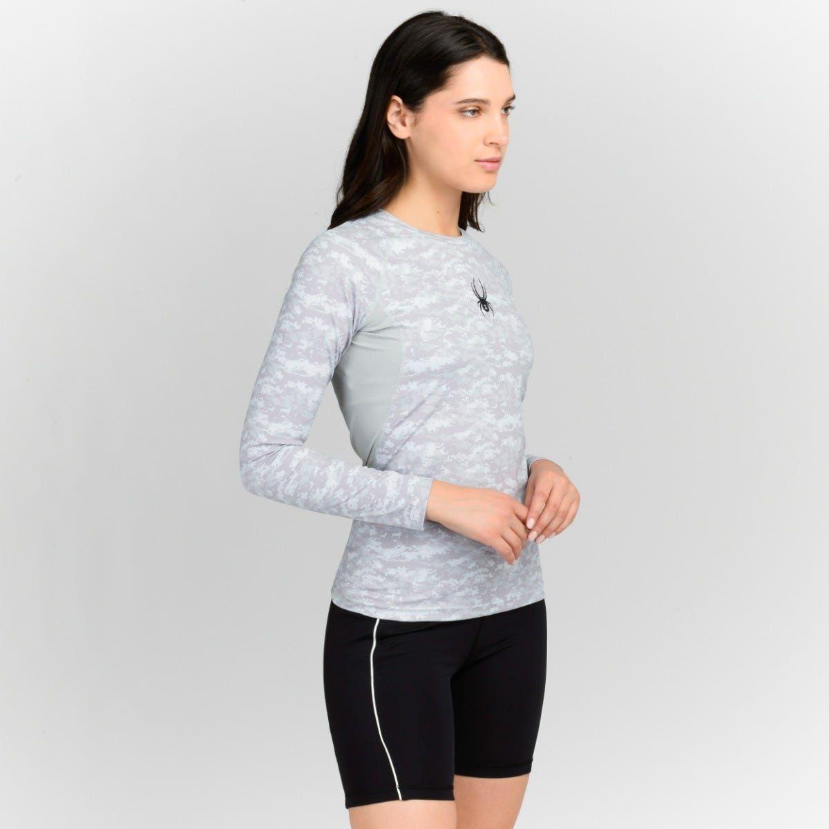 Polera Manga Larga Mujer Spyder Compression Bicolor-1