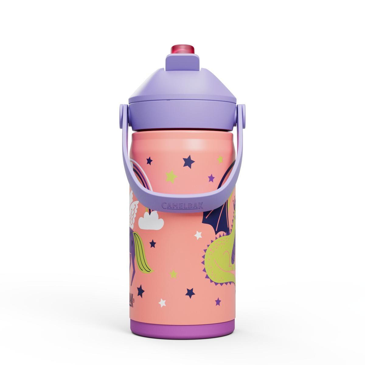 Botella Camelbak Niños Flip Straw 350 Ml Rosada/Morada-1