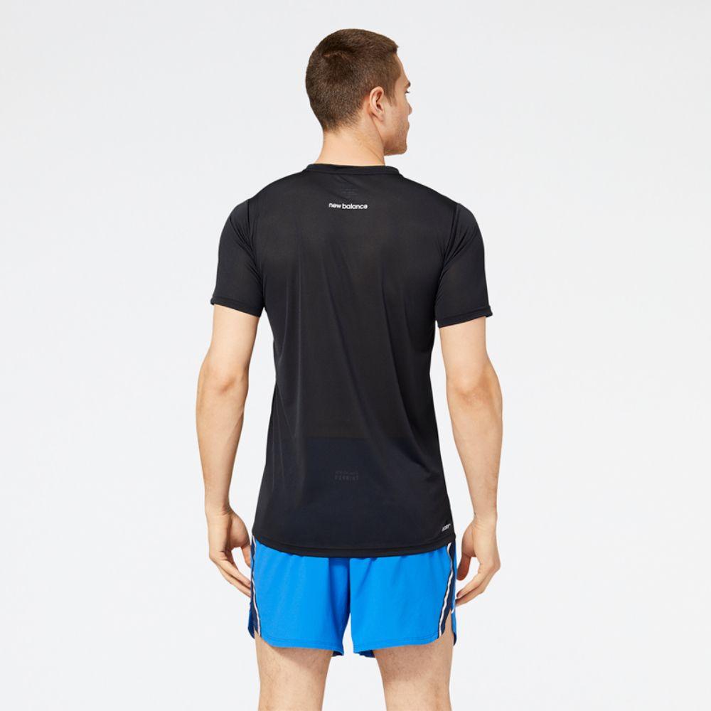 Polera Running Hombre New Balance Accelerate MT23222B Negra-1
