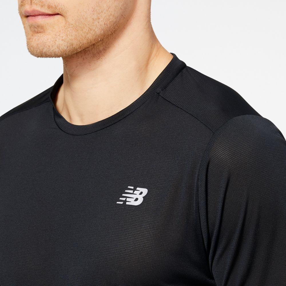 Polera Running Hombre New Balance Accelerate MT23222B Negra-2
