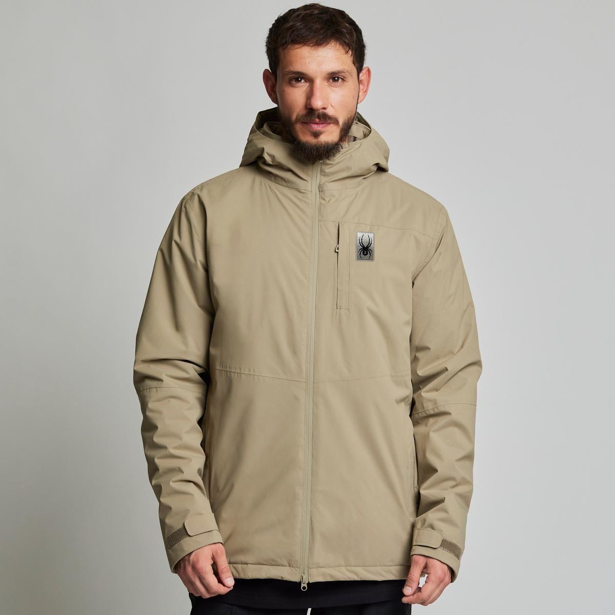 Chaqueta Outdoor Hombre Spyder Rain Thermal Jacket Beige-2