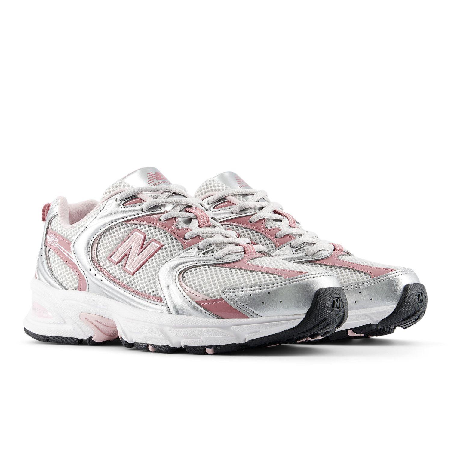 Zapatillas Urbanas Unisex New Balance 530 Gris/Rosada-3