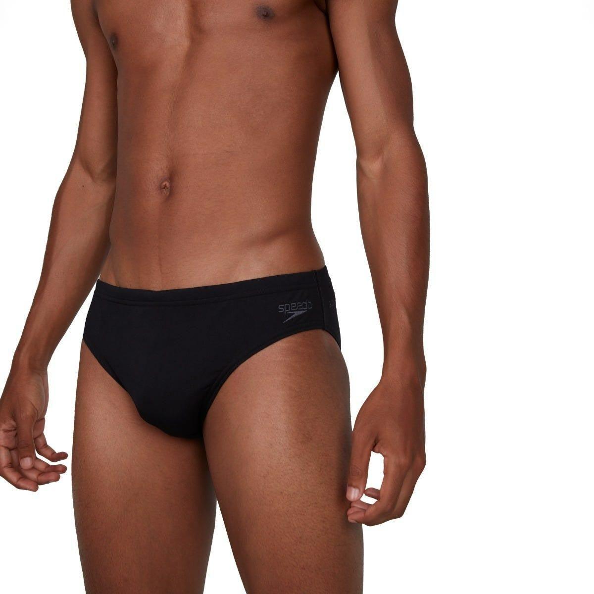 Traje de Baño Natación Hombre Speedo Essentials Negro-1