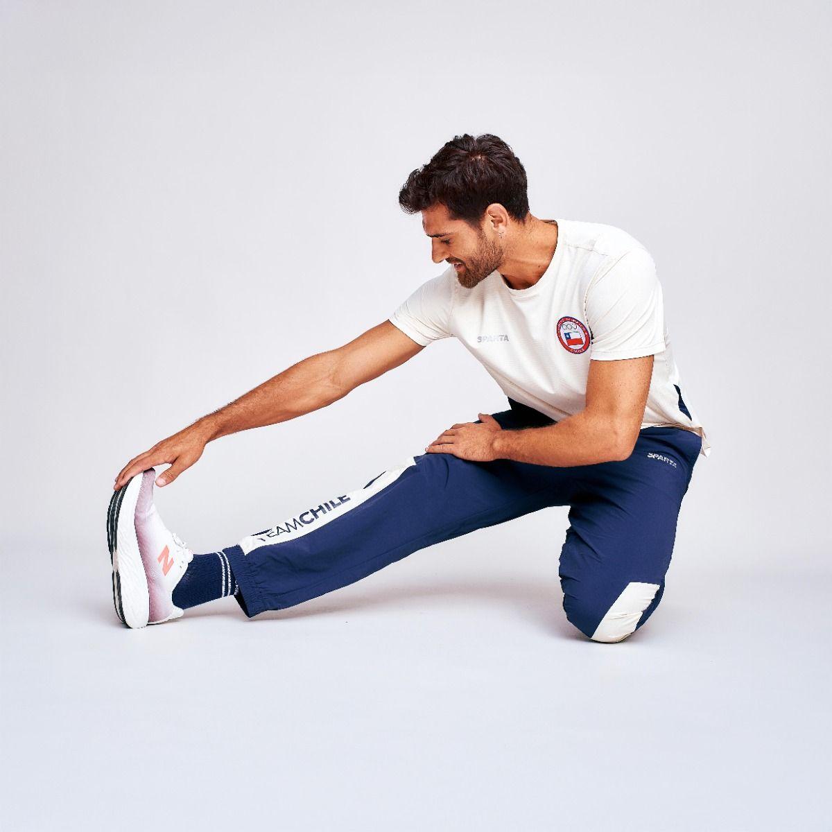 Polera Entrenamiento Hombre Sparta Team Chile Blanca-4