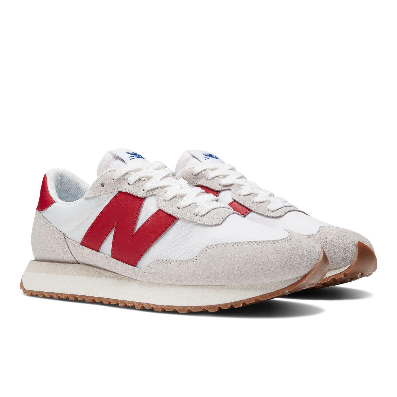 Zapatillas Hombre Lifestyle New Balance 237 Rojo-4