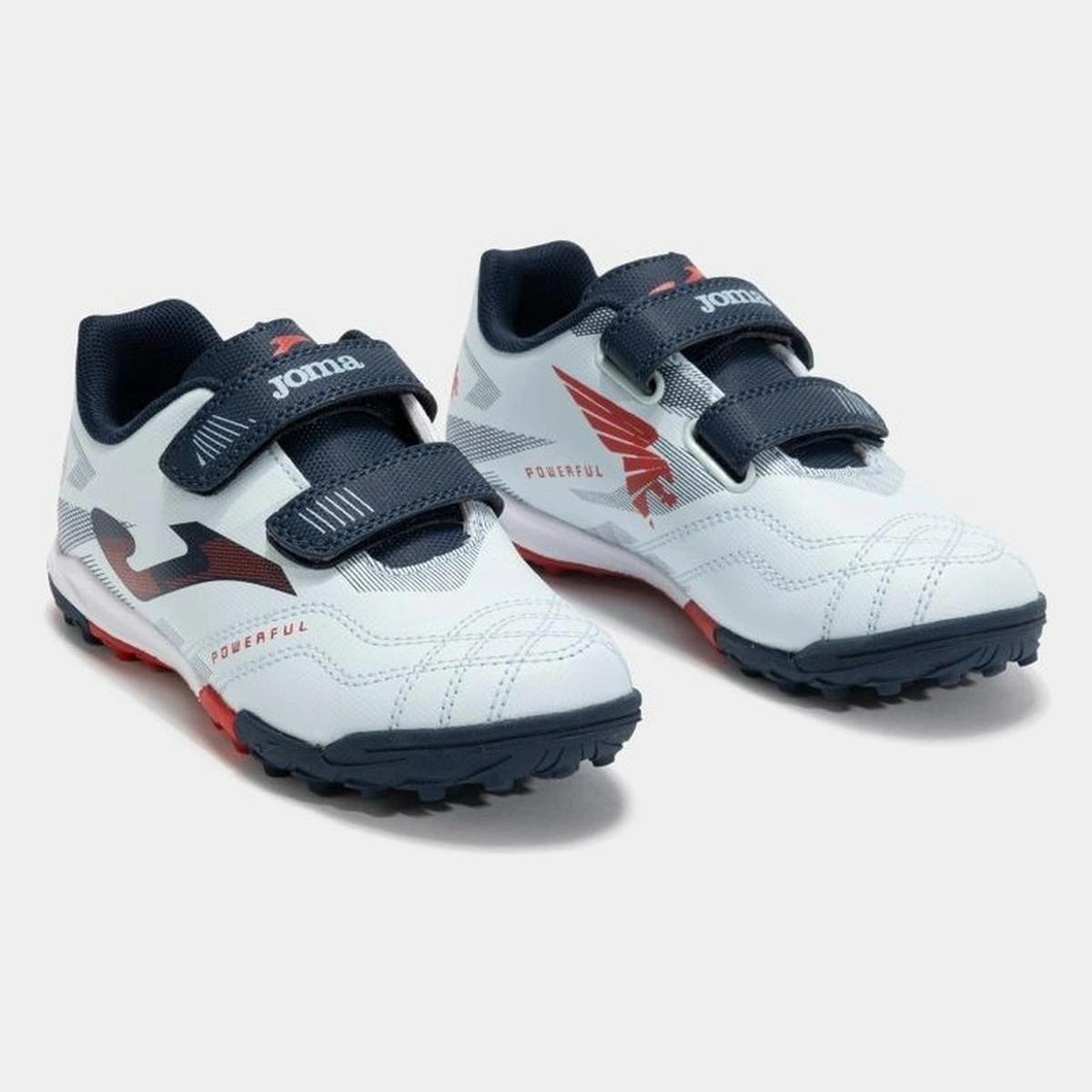 Zapatillas Fútbol Niños Joma Powerful 25 TF Blanca-1