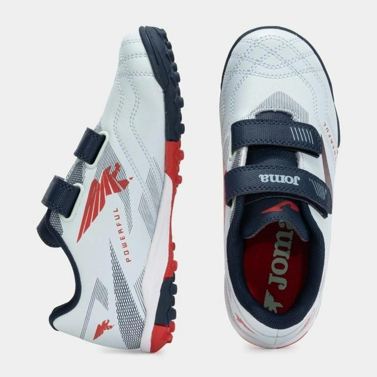 Zapatillas Fútbol Niños Joma Powerful 25 TF Blanca-3