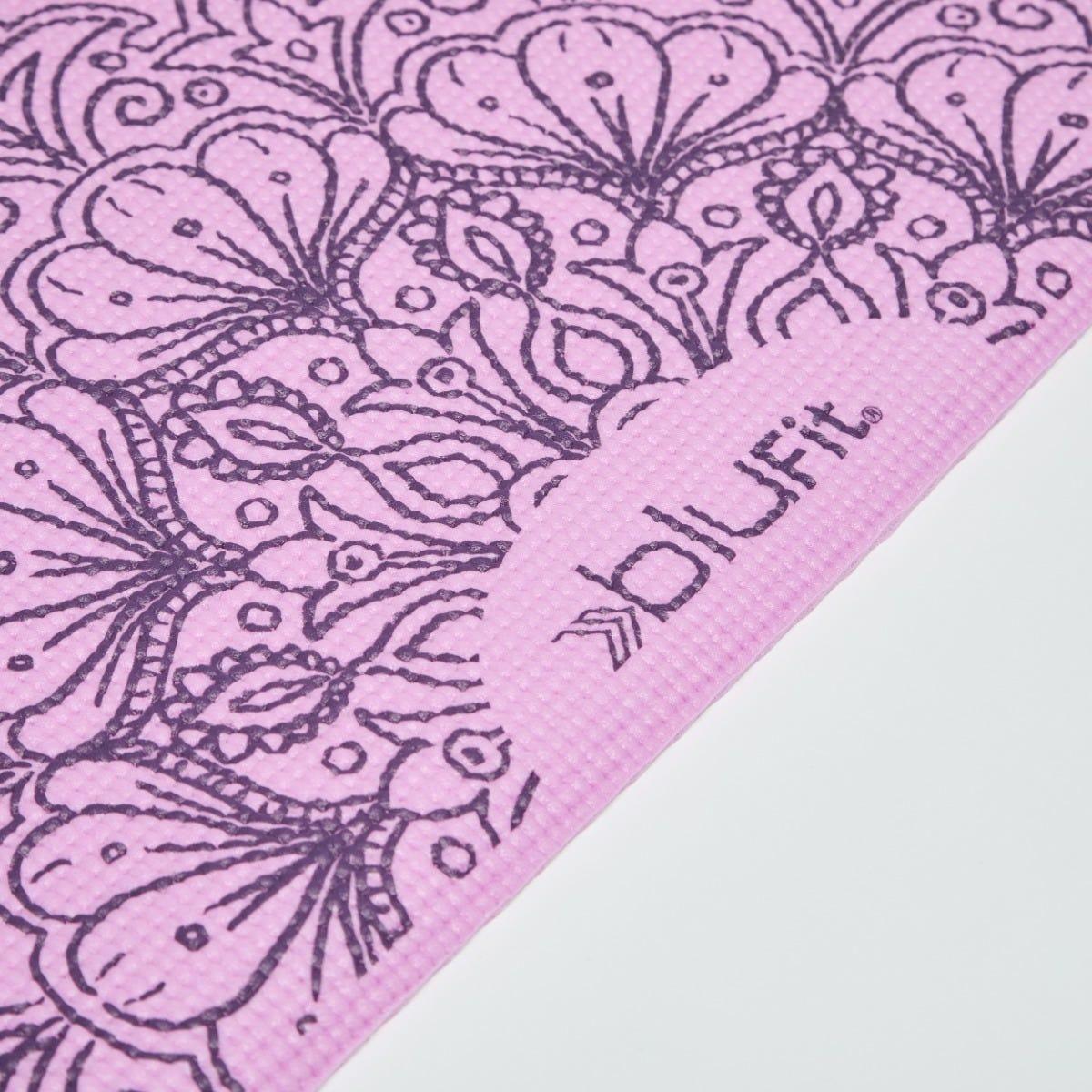 Mat Fitness Blu Fit PVC 0.5 cm Rosado-2