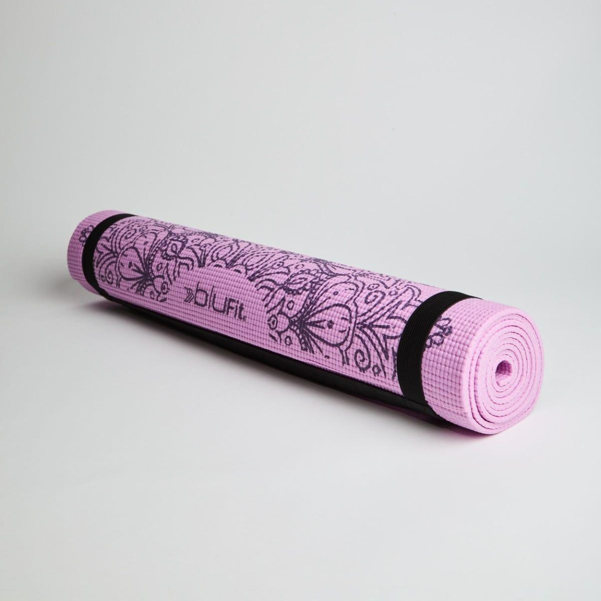 Mat Fitness Blu Fit PVC 0.5 cm Rosado-3