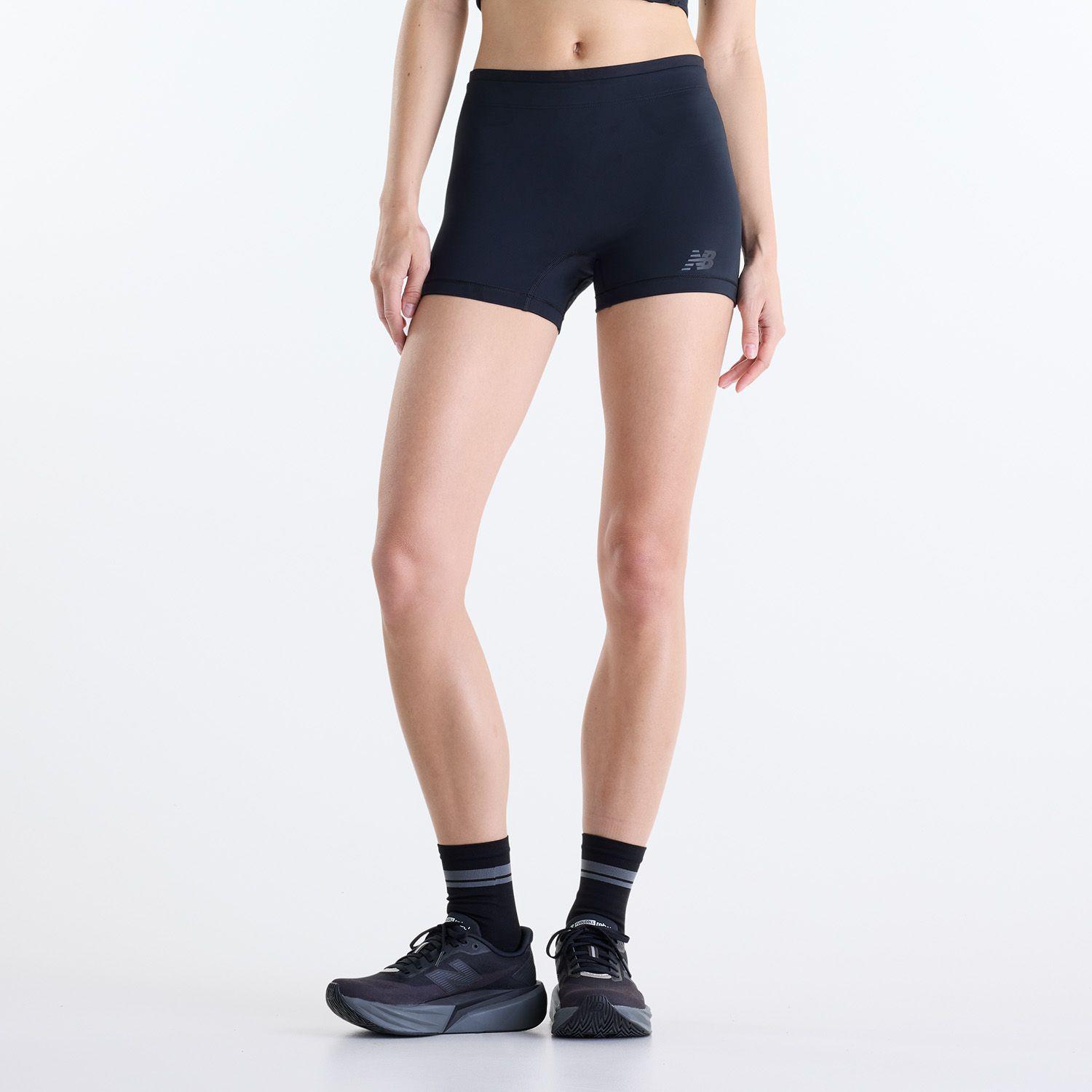 Calza Corta Running Mujer New Balance Fast Days Hot Negro-0