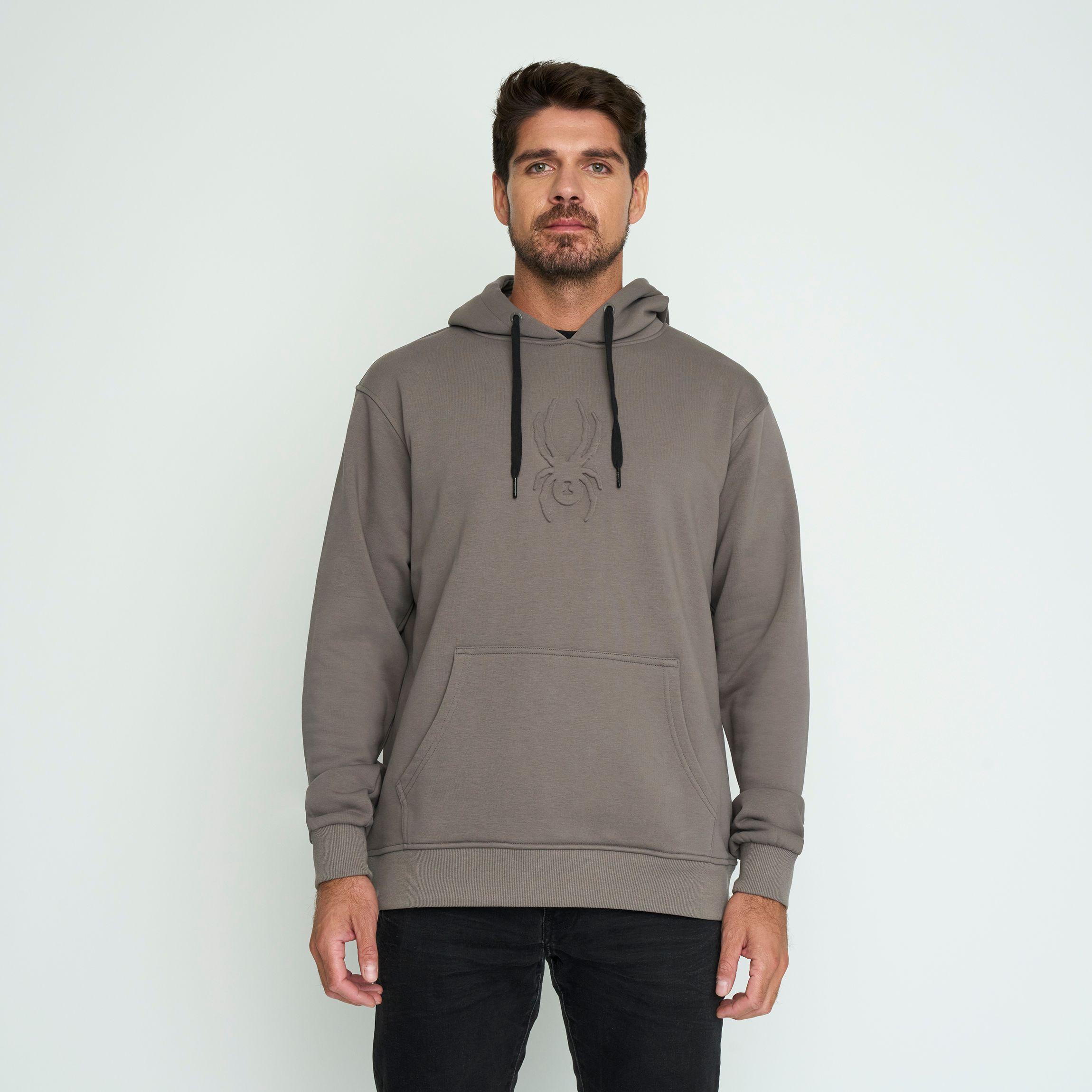 Polerón Hombre Spyder Light Hoodie Gris-0