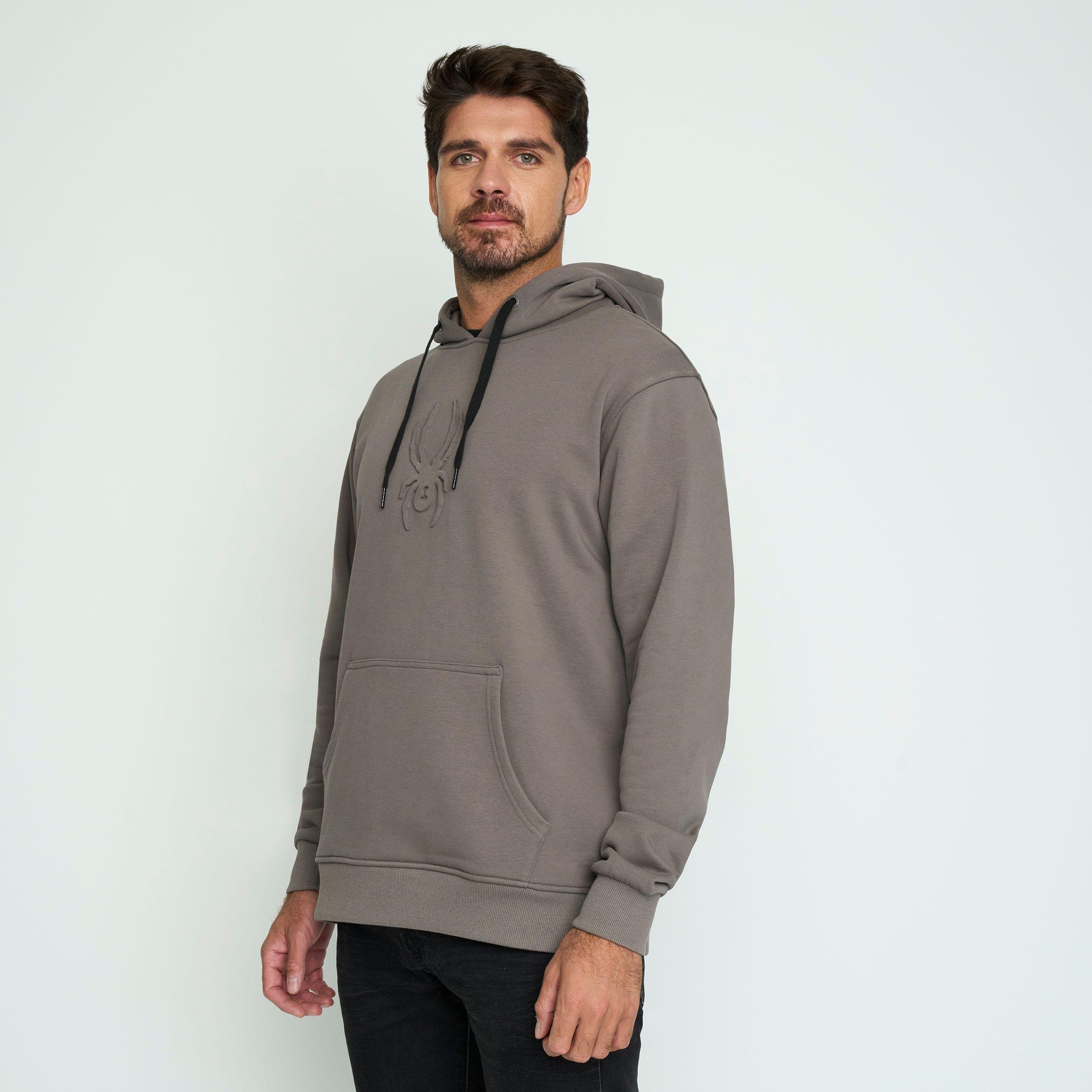 Polerón Hombre Spyder Light Hoodie Gris-1