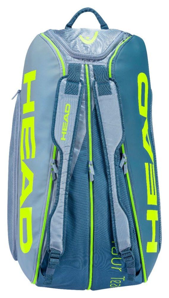 Bolso Tenis Head Tour Team Extreme 12R Monstercombi Gris-1