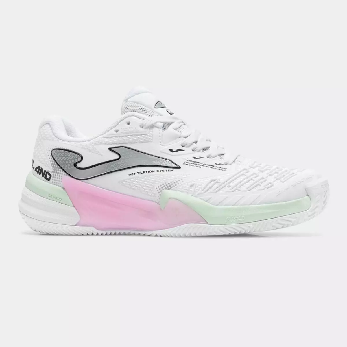 Zapatillas Tenis Mujer Joma Roland Lady 26 clay rosado-0