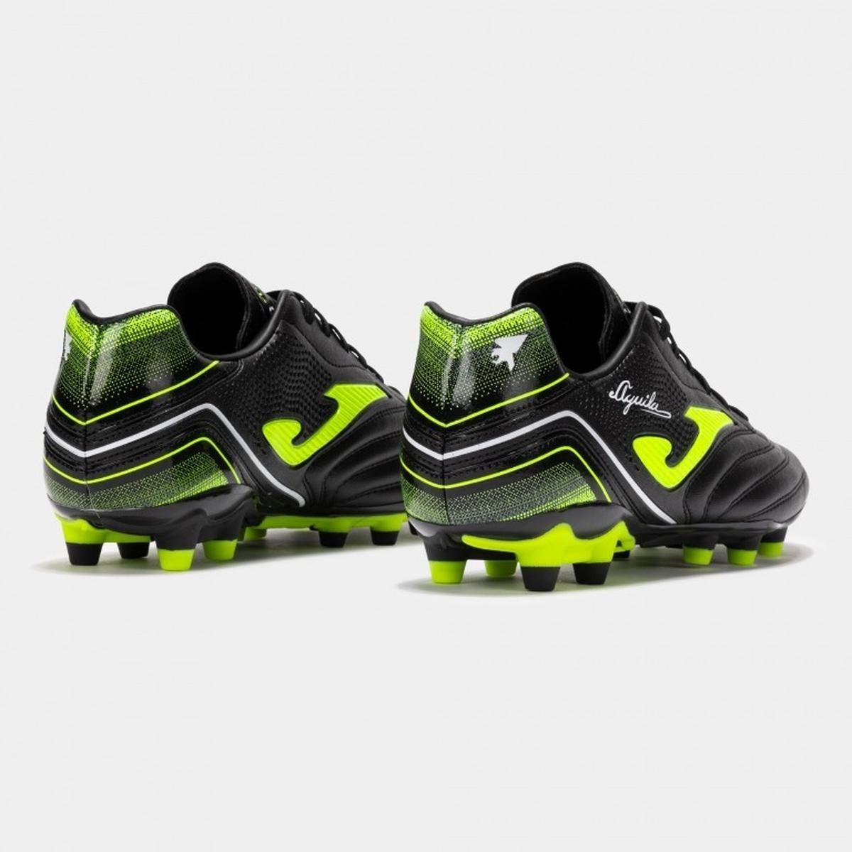 Zapatillas Futbolito Hombre Joma Aguila FG Negro-4