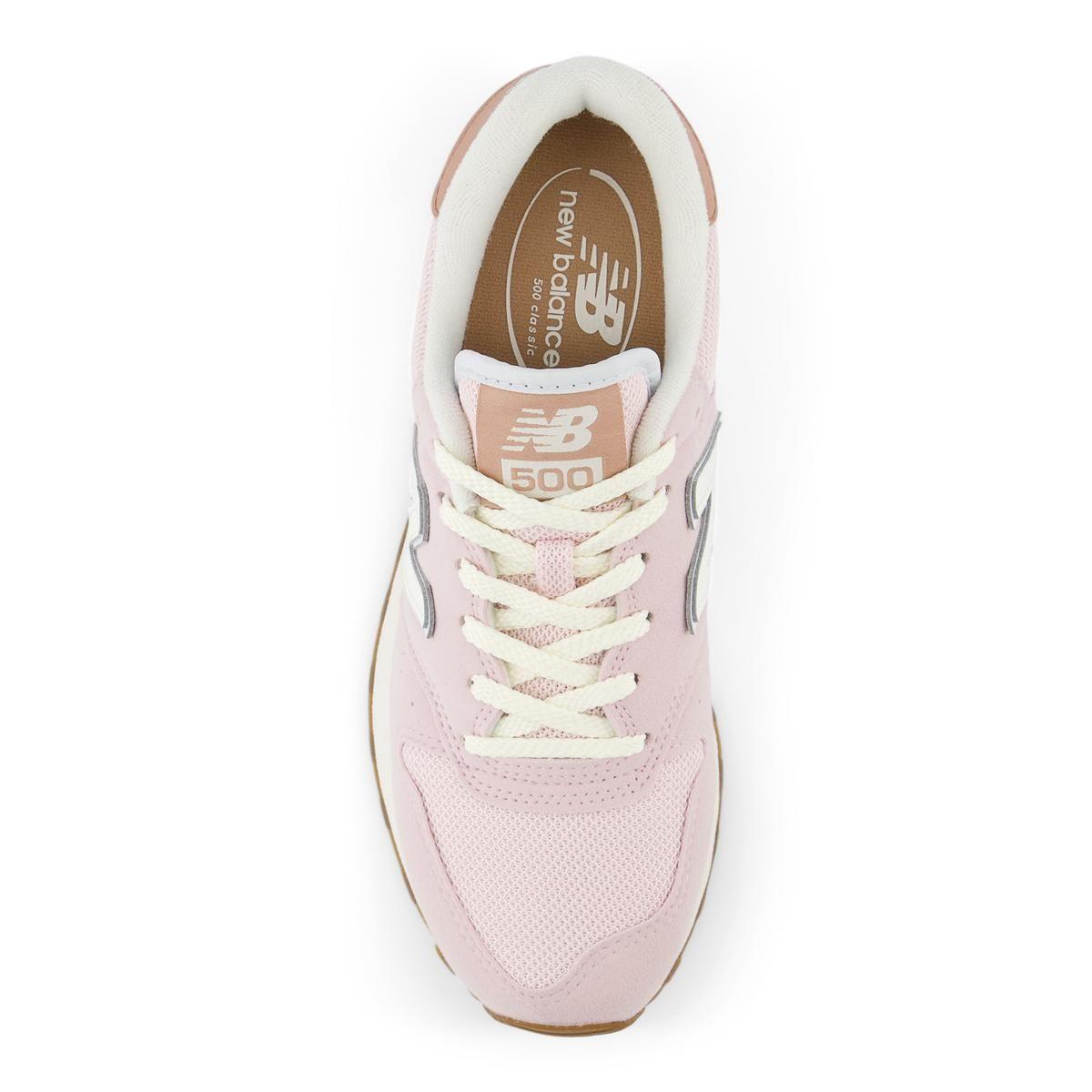 Zapatillas Urbanas Mujer New Balance 500 Rosada-3