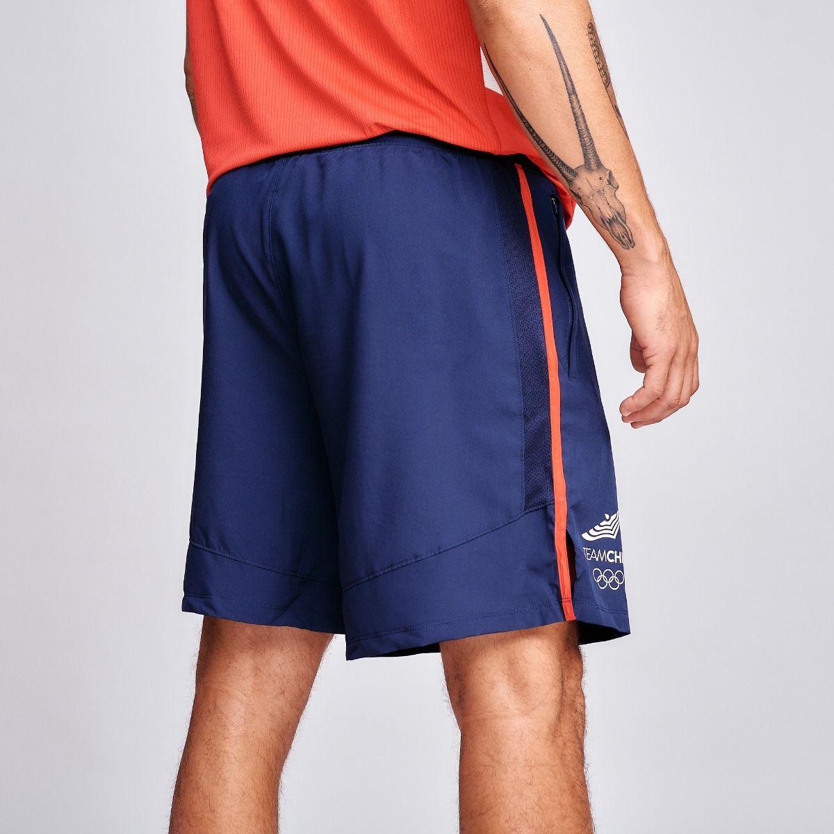 Short Entrenamiento Hombre Sparta Team Chile 7'' Azul-2