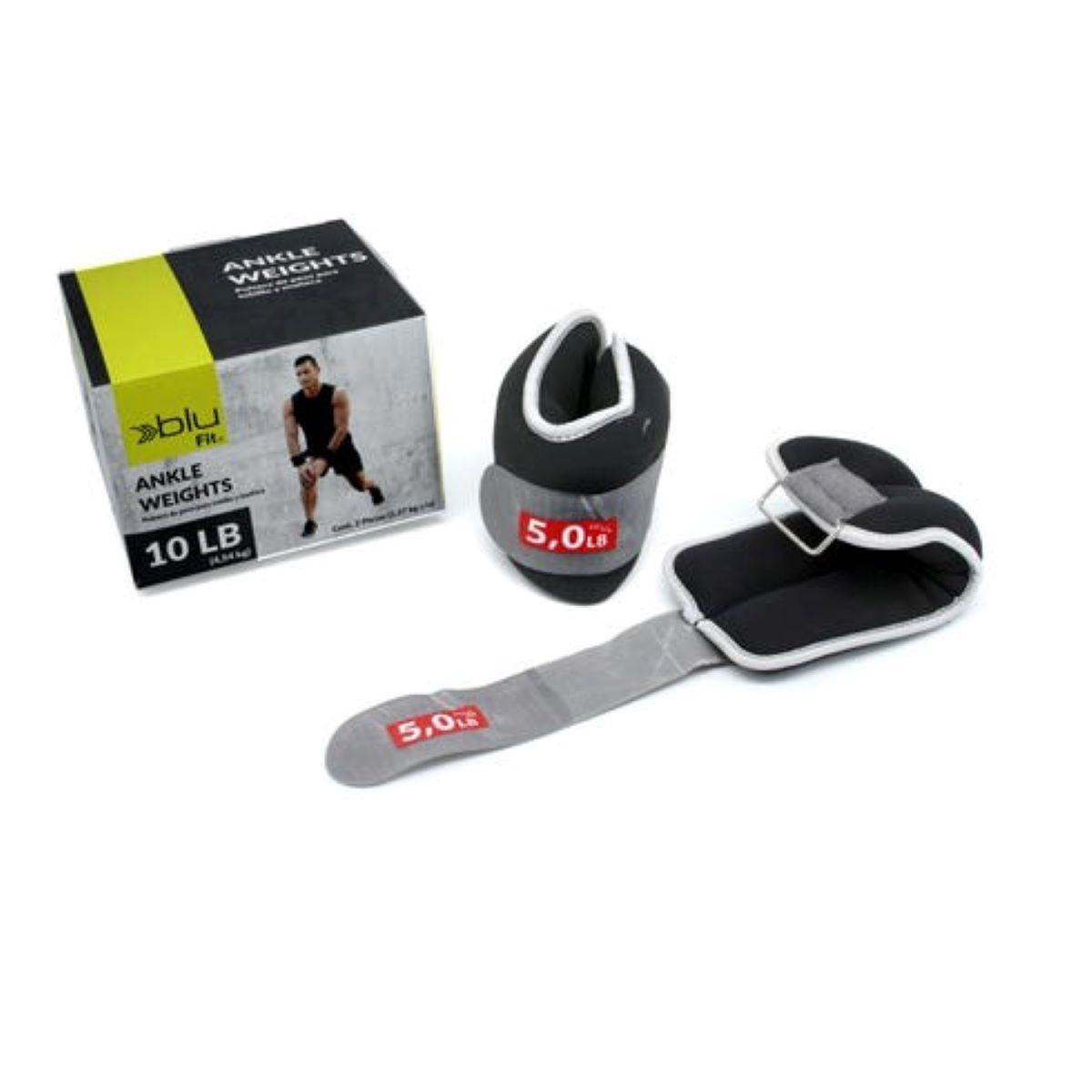 BLU FIT PESO TOBILLO MUNECA NEOPREN 10 LIBRAS (PAR) SIN COLOR UNU-0