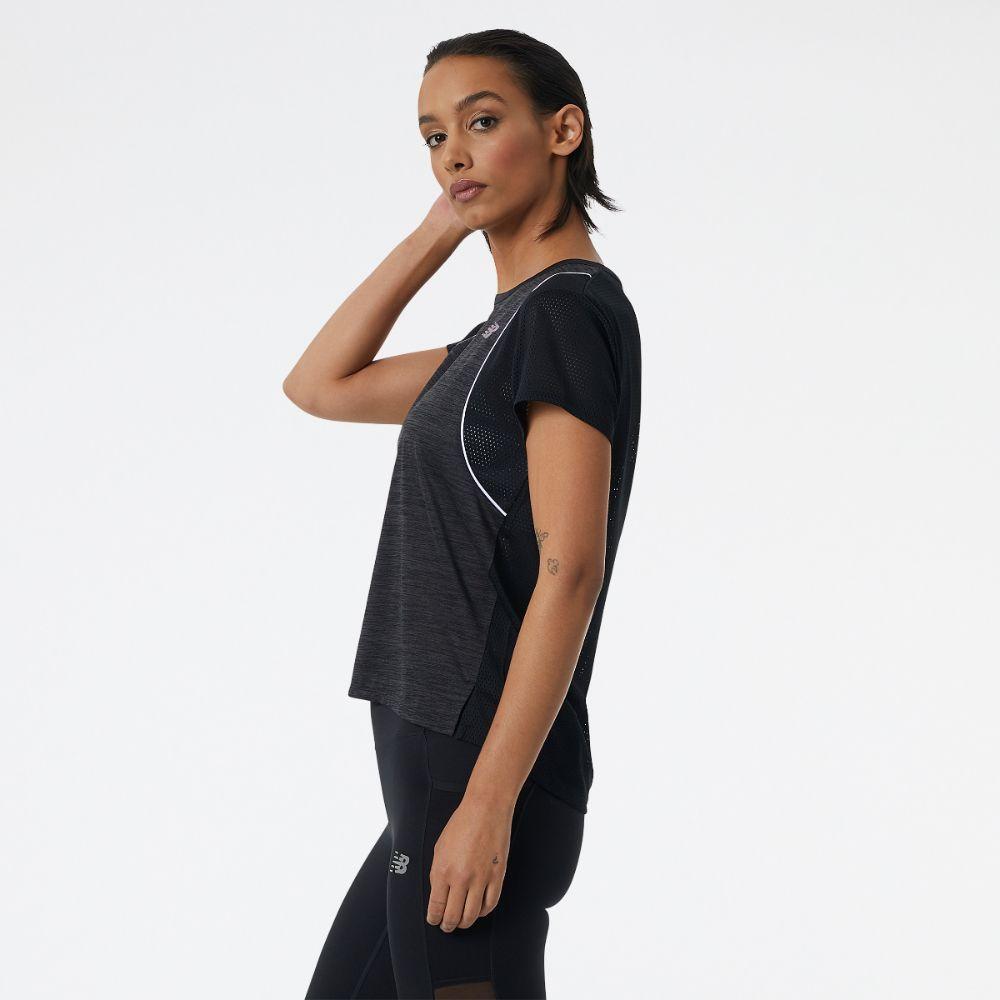 Polera Running Mujer New Balance Fast Flight Negro-1