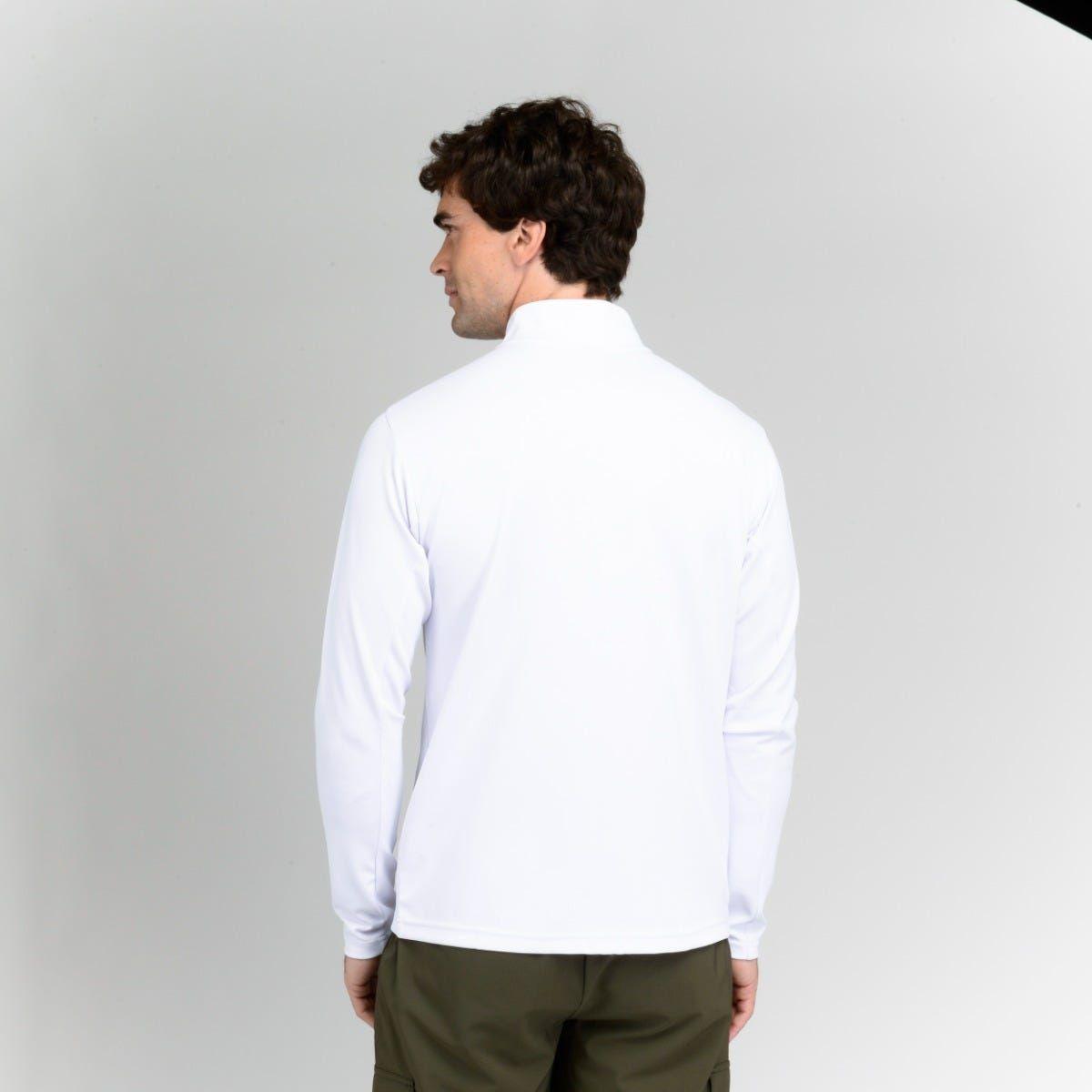 Polerón Entrenamiento Hombre Spyder Full Zip Sport Power Blc-2