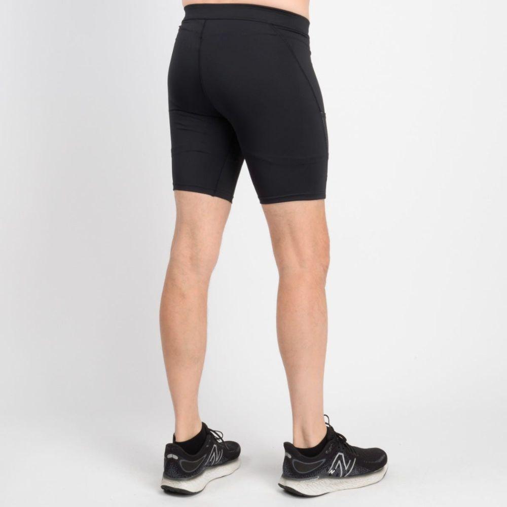 Calza Corta Running Hombre New Balance Negra-1