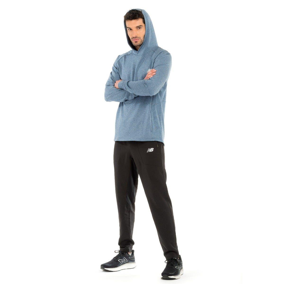Polerón Running Hombre New Balance Azul-3