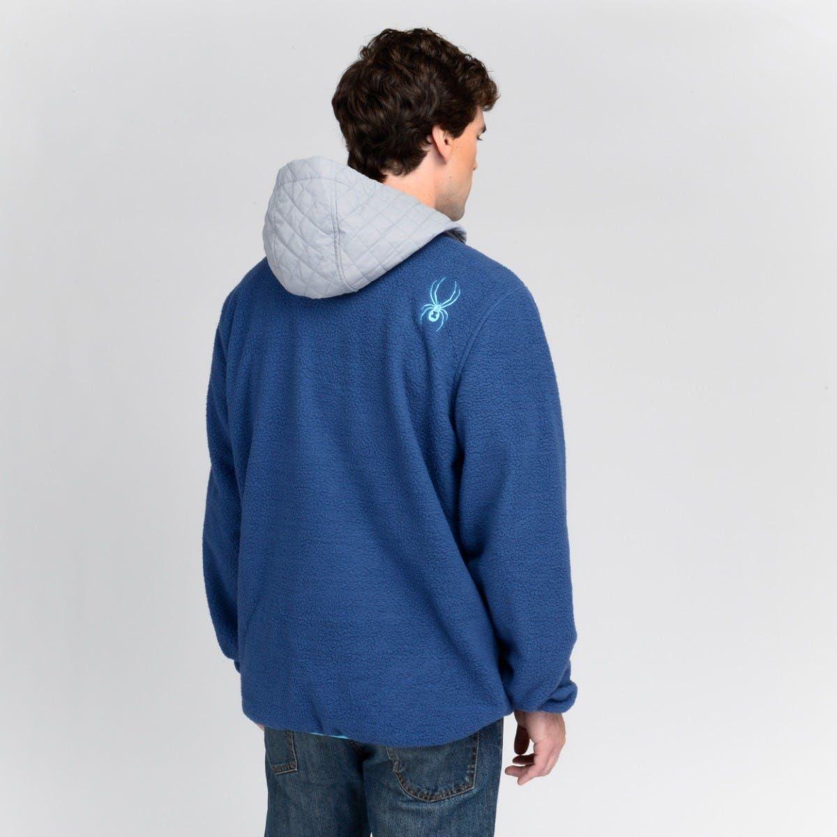 Polerón Polar Outdoor Hombre Spyder Speed Fleace Azul-1