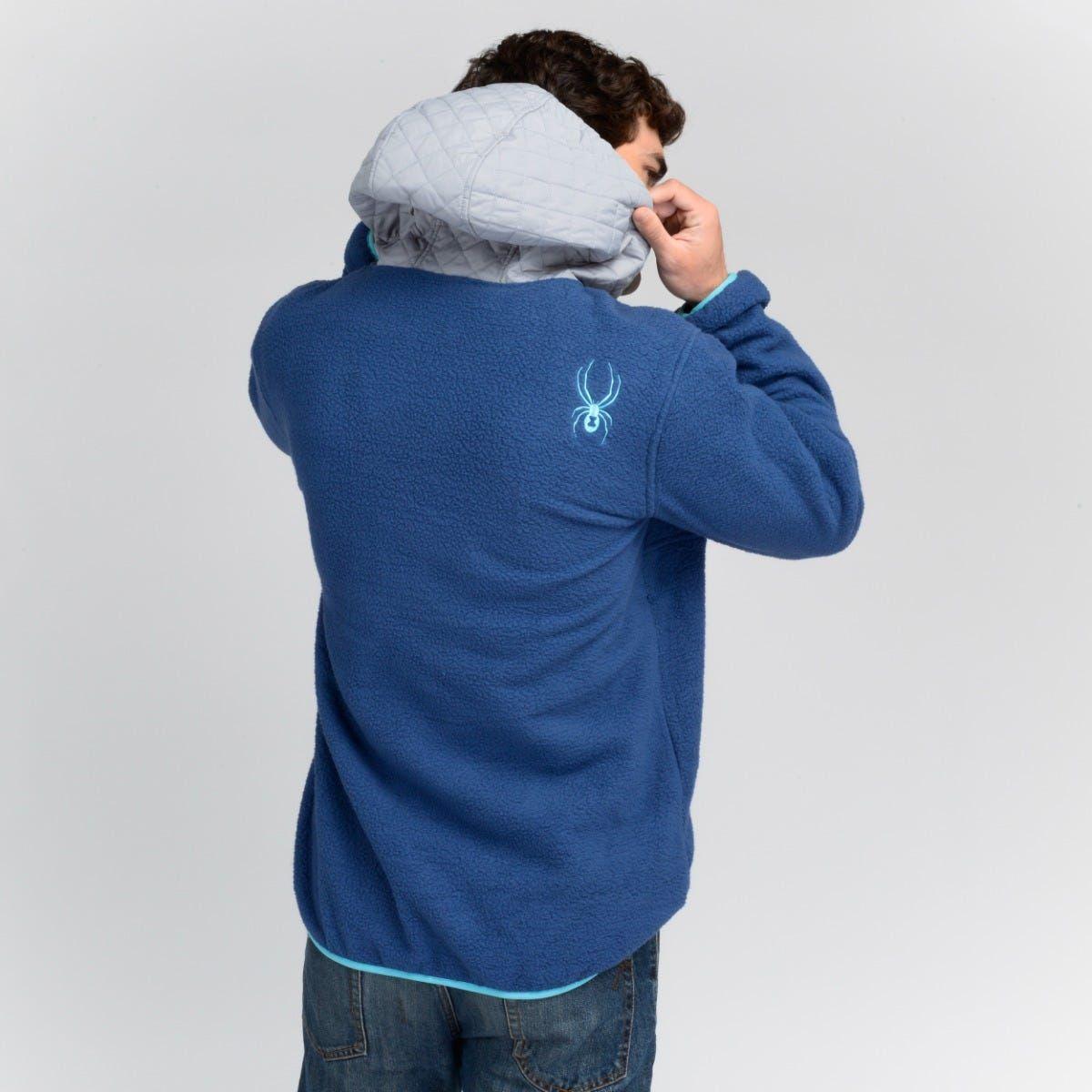 Polerón Polar Outdoor Hombre Spyder Speed Fleace Azul-2
