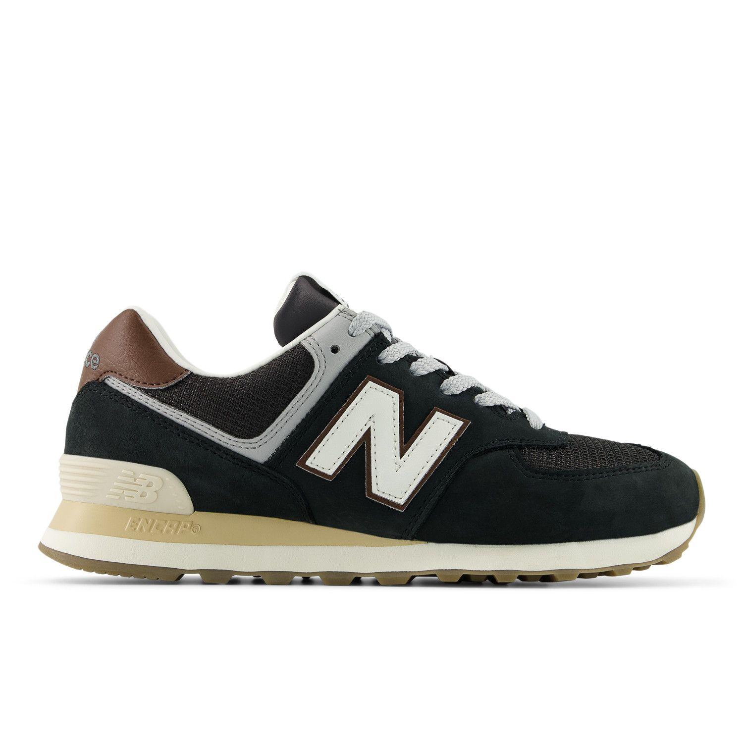 Zapatillas Urbanas Unisex New Balance 574 Negras/Café-0