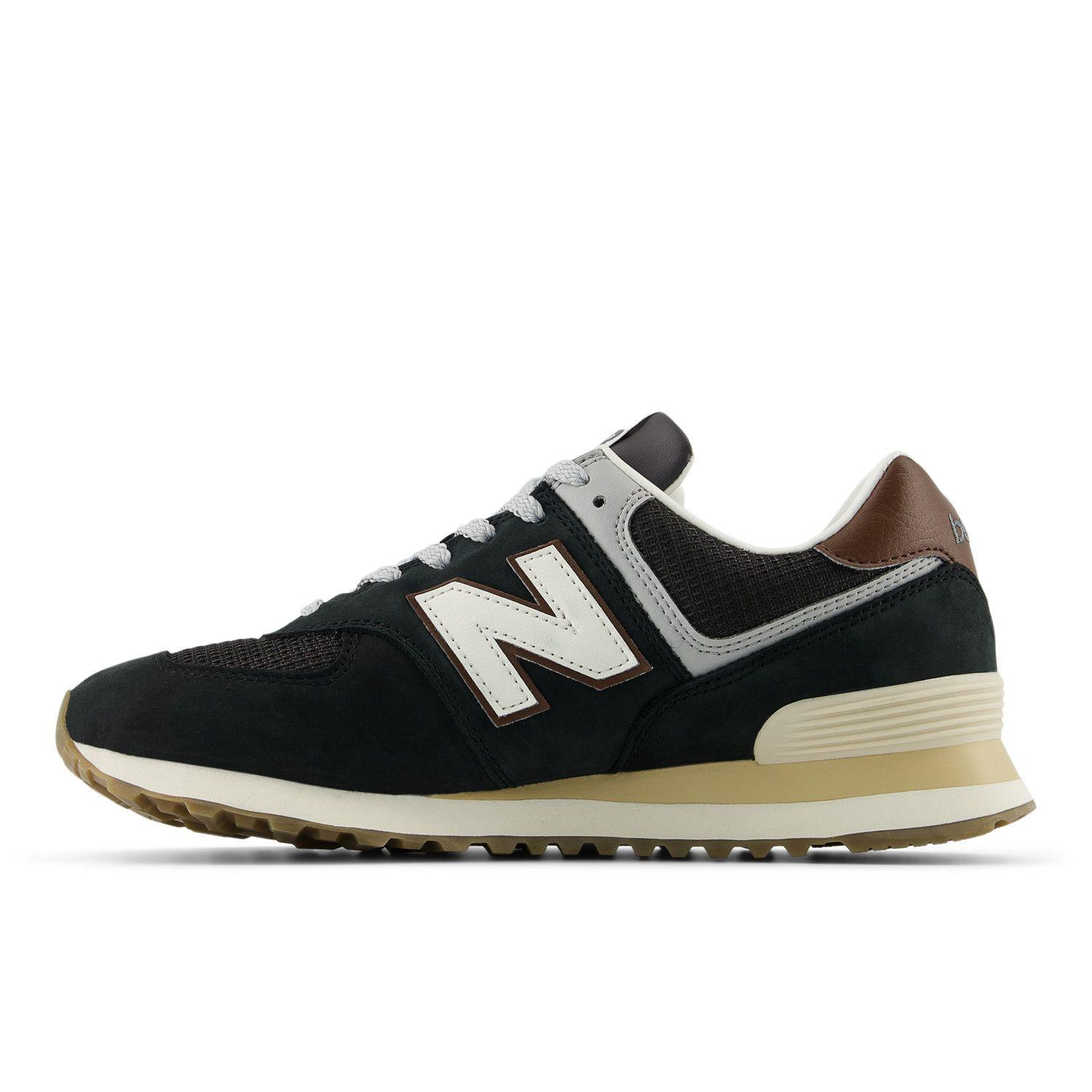 Zapatillas Urbanas Unisex New Balance 574 Negras/Café-1