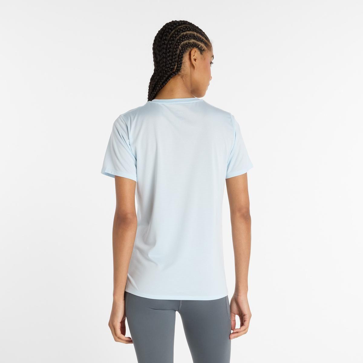 Polera Running Mujer New Balance Sport Essentials Celeste-1