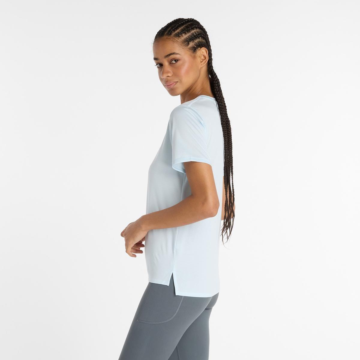 Polera Running Mujer New Balance Sport Essentials Celeste-2