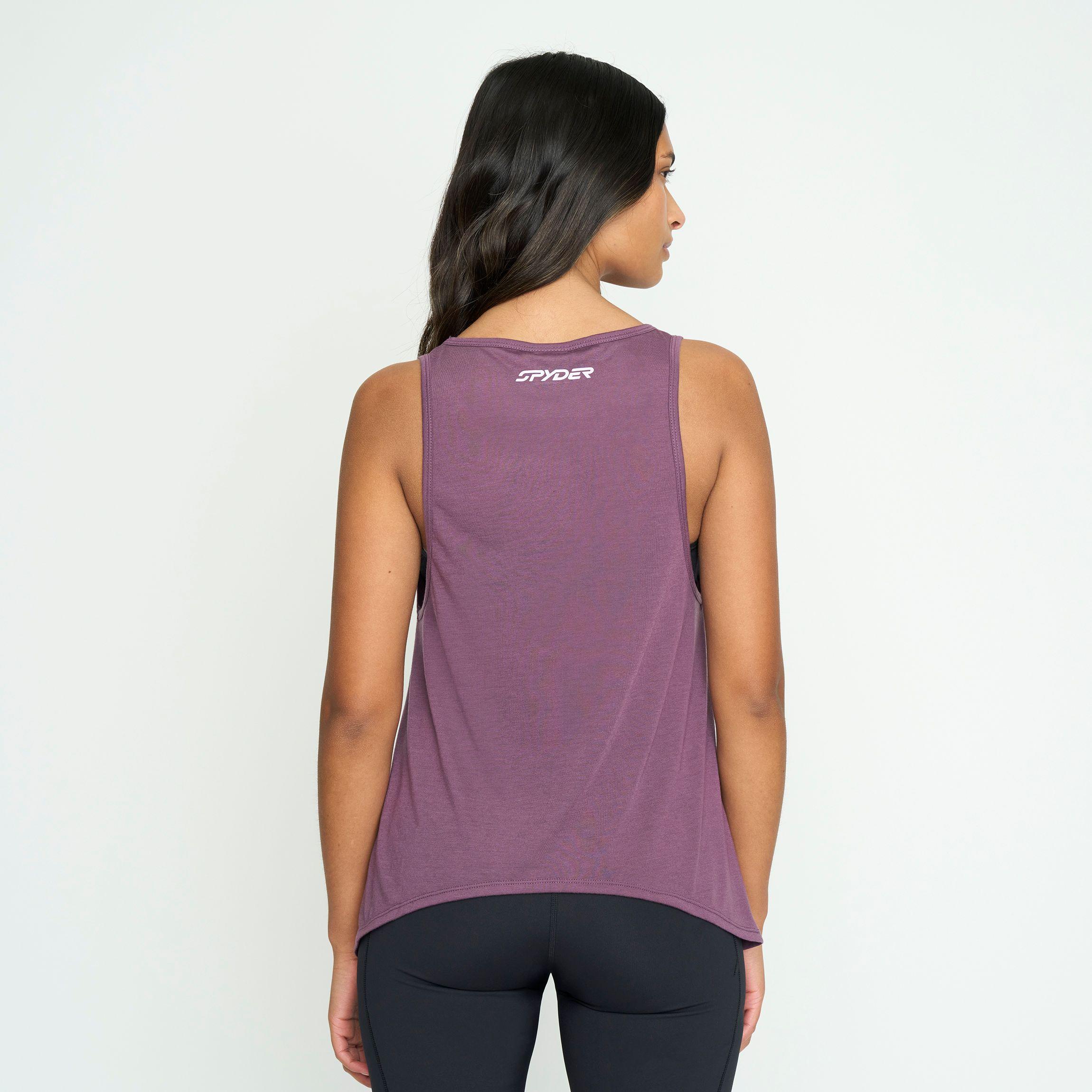 Polera Lifestyle Mujer Spyder Morado-2
