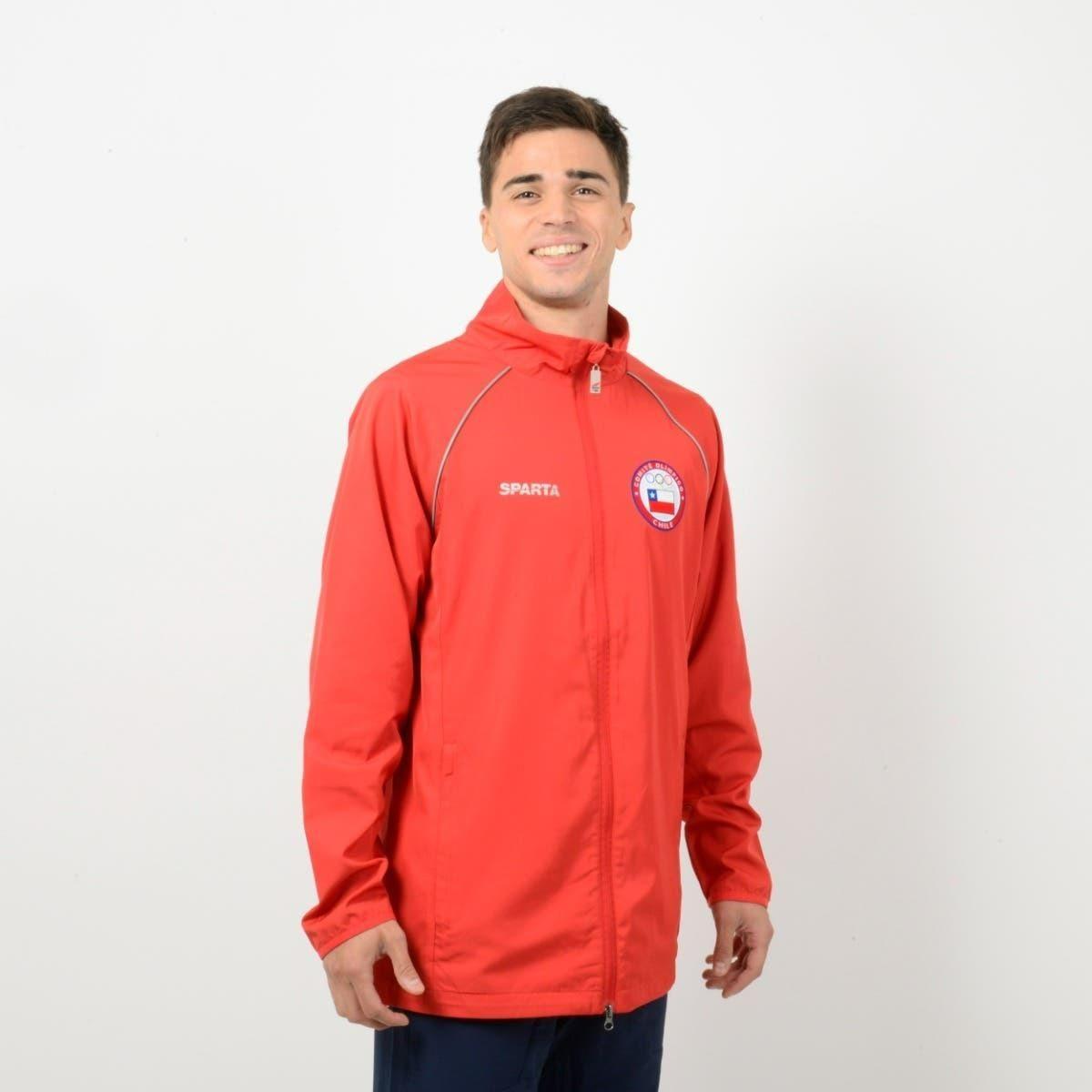 Chaqueta Presentación Hombre Sparta Team Chile Roja-1