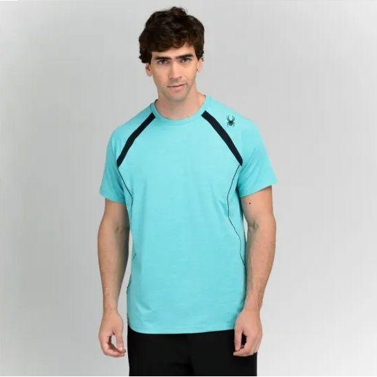 Polera Entrenamiento Hombre Spyder Sport Backcountry Verde-0