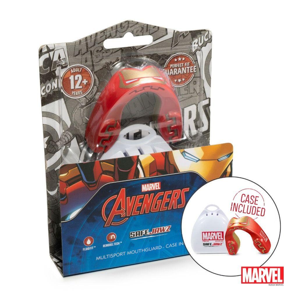 Protector Bucal Niño Safejawz Marvel Iron Man Rojo-2