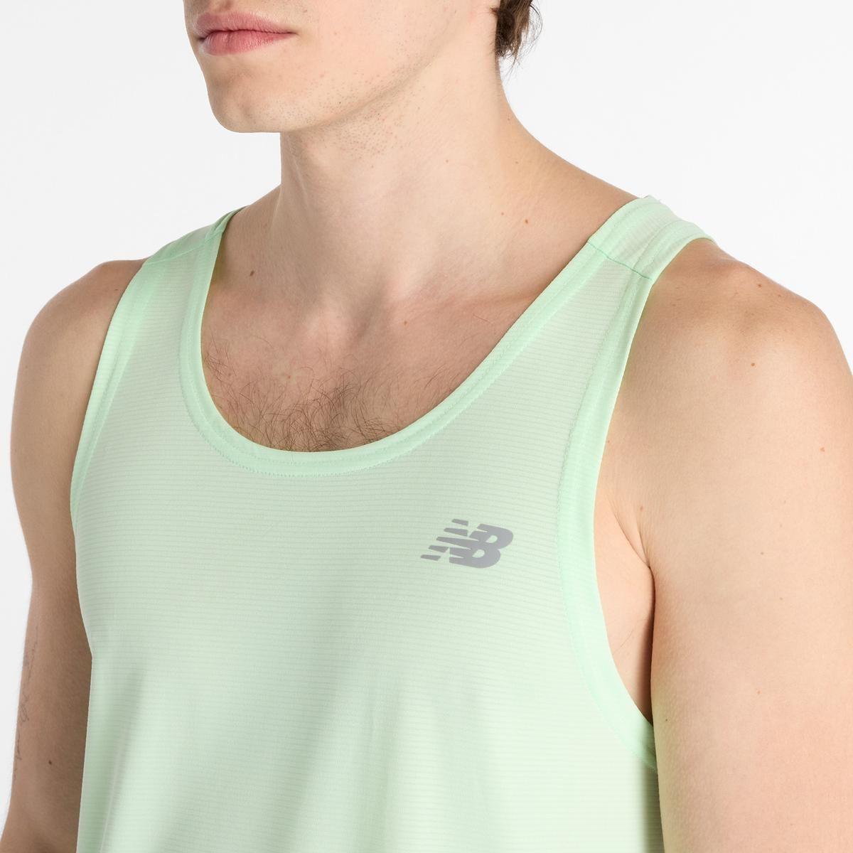 Polera Running Hombre New Balance Sports Essentials Verde-3