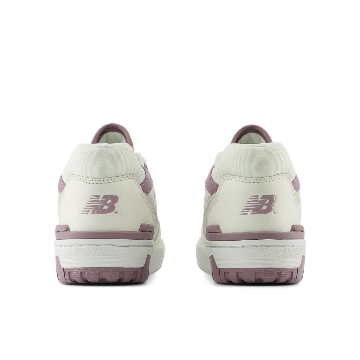 Zapatillas Urbanas Mujer New Balance 550 Blanca/Rosada-4