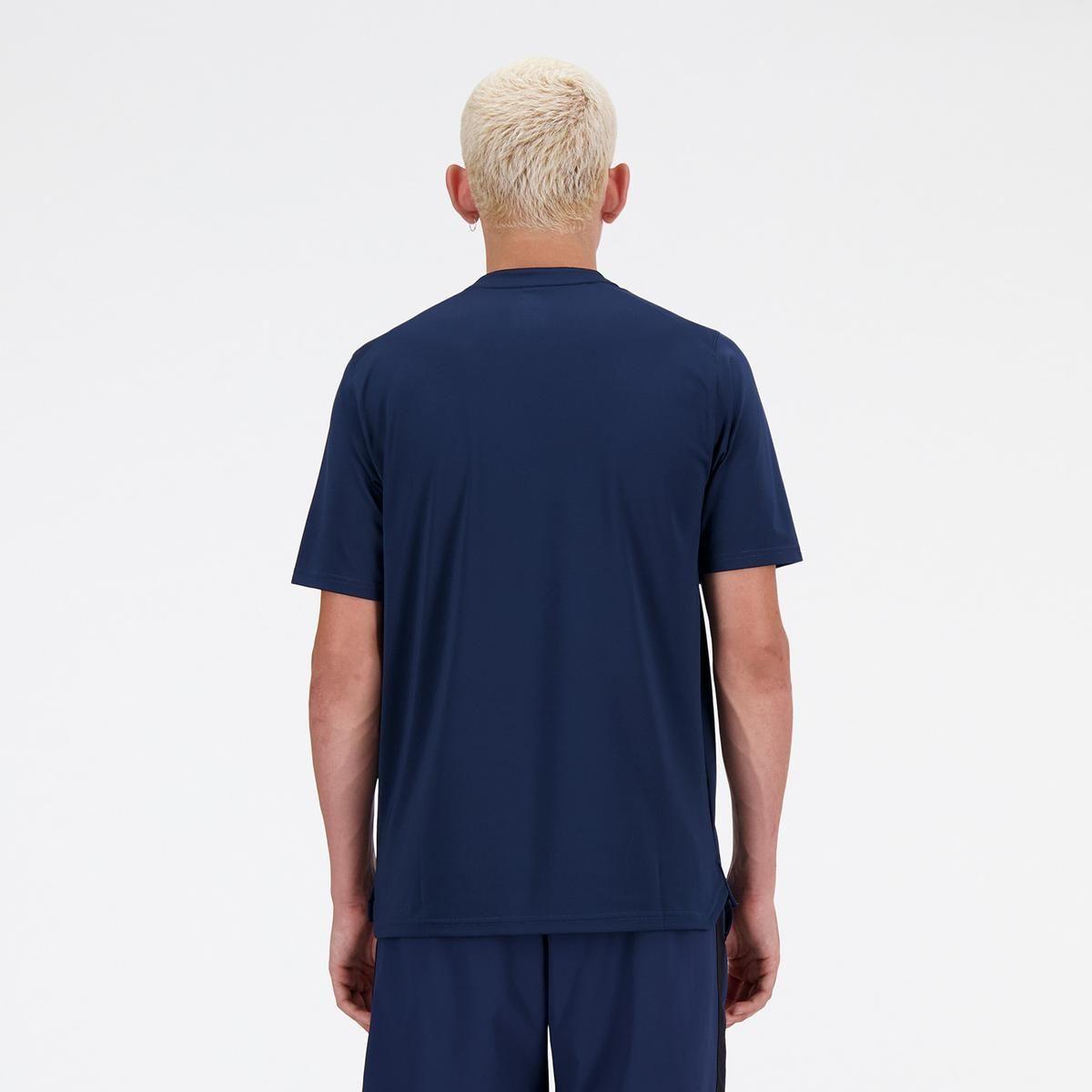 Polera Tenis Hombe New Balance Tournament Azul-1