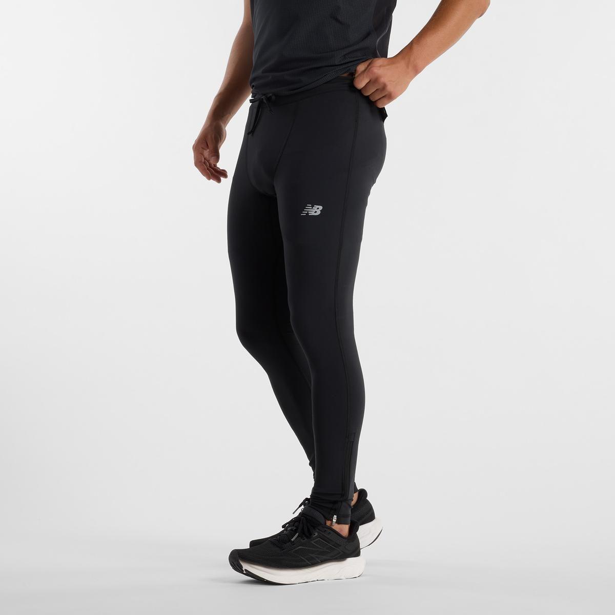 Calzas Largas Running Hombre New Balance Sleek Tight Negra-2