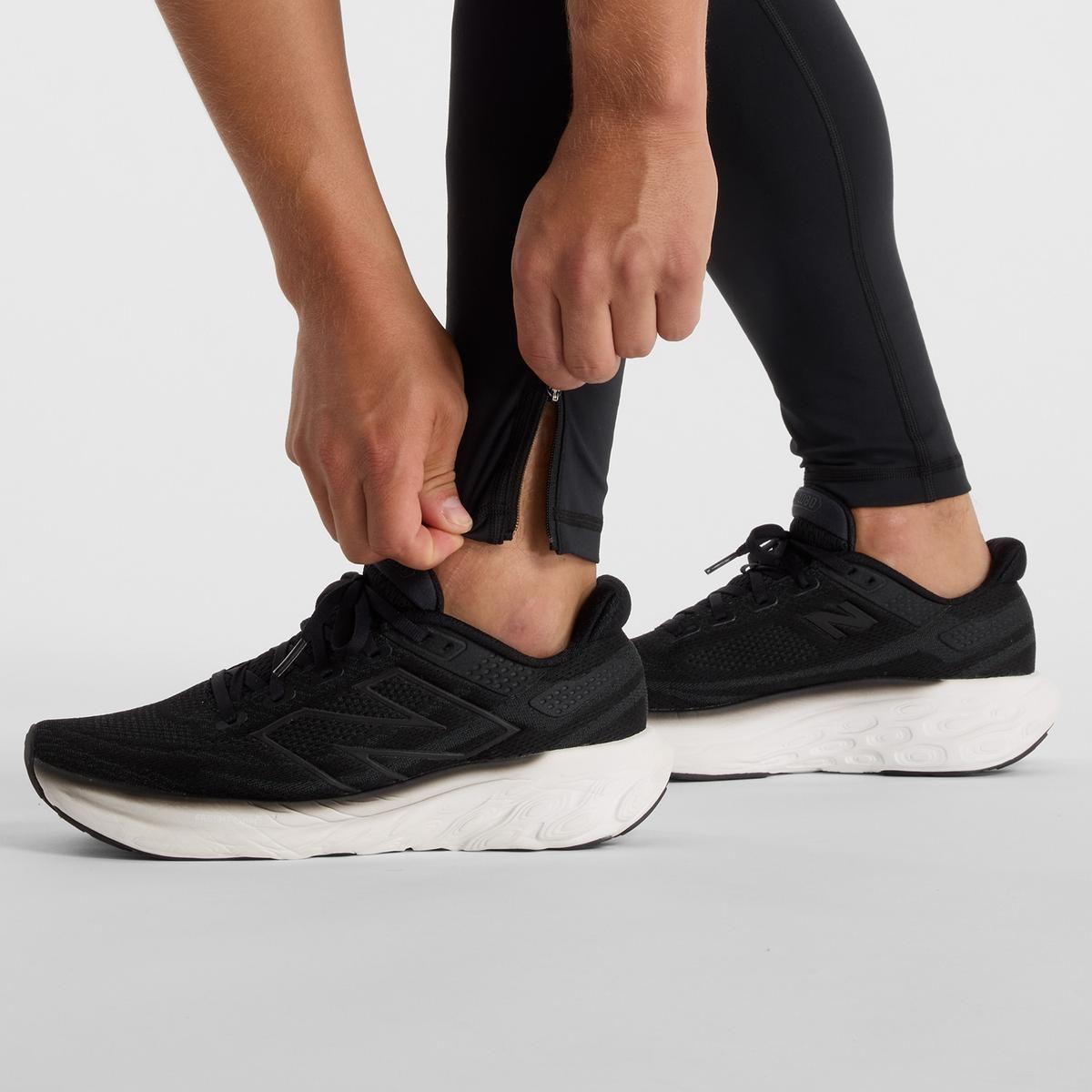 Calzas Largas Running Hombre New Balance Sleek Tight Negra-5